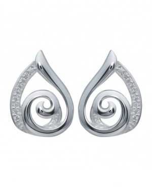 Silver & C.Z. Earrings