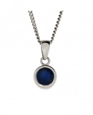 9ct Gold & Sapphire Necklace