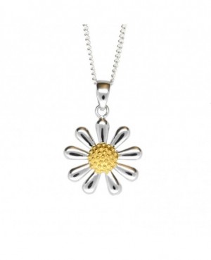 Silver Daisy Necklace (Small)