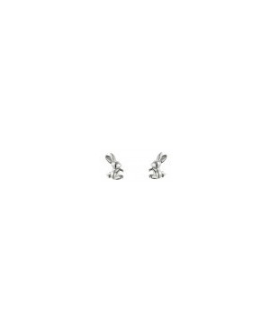 Silver Rabbit Earrings